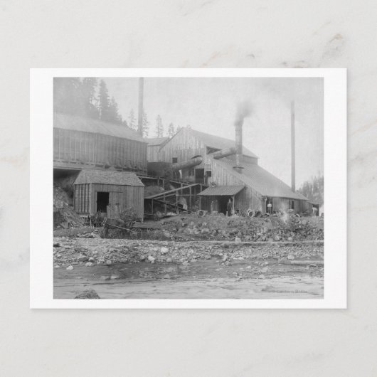 Deadwood en Delaware Smelter-foto Briefkaart (Voorkant)
