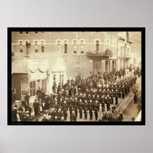 Deadwood Grand Lodge IOOF Street Parade SD 1890 Poster