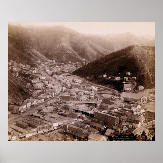 DEADWOOD SOUTH DAKOTA 1888 - NR. 4 POSTER (Voorkant)