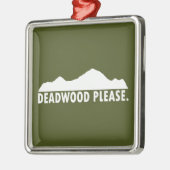 Deadwood South Dakota alsjeblieft Metalen Ornament (Links)