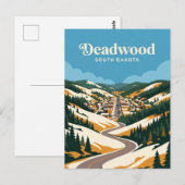 Deadwood South Dakota Briefkaart (Voorkant / Achterkant)