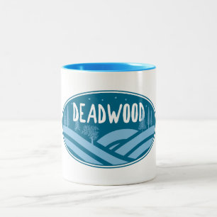 Deadwood South Dakota Buitenactiviteiten Tweekleurige Koffiemok