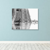 Deadwood, South Dakota City Hall Foto Canvas Afdruk (Insitu (Houten vloer))