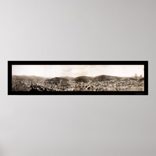 Deadwood, South Dakota Foto 1909 Poster (Voorkant)