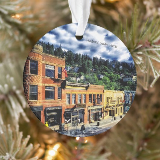 Deadwood, South Dakota Ornament (Boom)