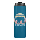 Deadwood South Dakota Retro Beer Thermosbeker (Voorkant)