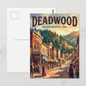 Deadwood, South Dakota VS Briefkaart (Voorkant / Achterkant)