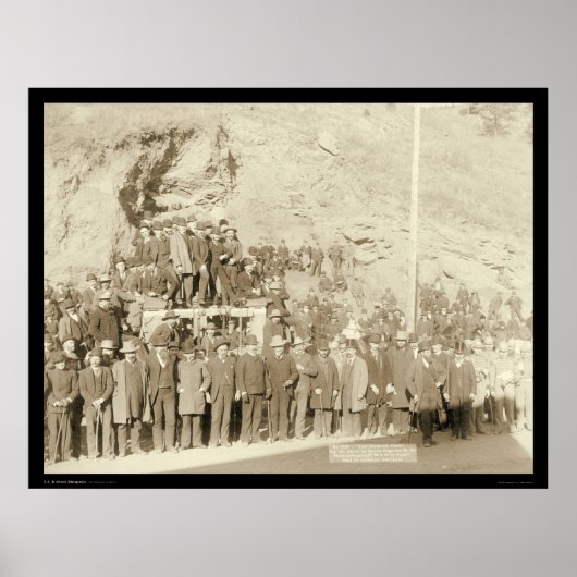 Deadwood-strook SD 1890 Poster (Voorkant)