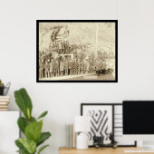 Deadwood-strook SD 1890 Poster (Thuiskantoor)