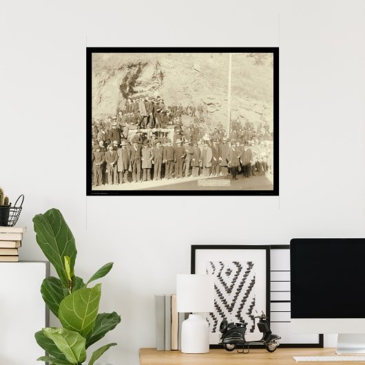 Deadwood-strook SD 1890 Poster (Thuiskantoor)