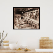 Deadwood Terra Gold Stamp Mill SD 1888 Poster (Keuken)