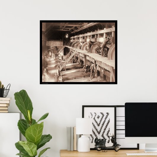 Deadwood Terra Gold Stamp Mill SD 1888 Poster (Thuiskantoor)