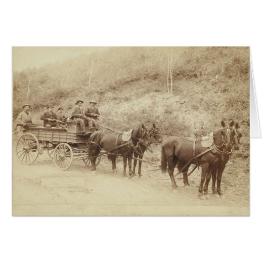 Deadwood Treasure Wagon en Guards met $250.000 (Voorkant Horizontaal)