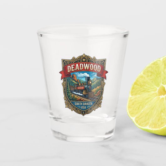 Deadwood USA Shot Glas (Voorkant)