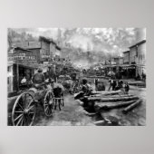 DEADWOOD ZUID DAKOTA rond 1876 Poster (Voorkant)