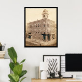 Deadwood's Elegant City Hall SD 1890 Poster (Thuiskantoor)