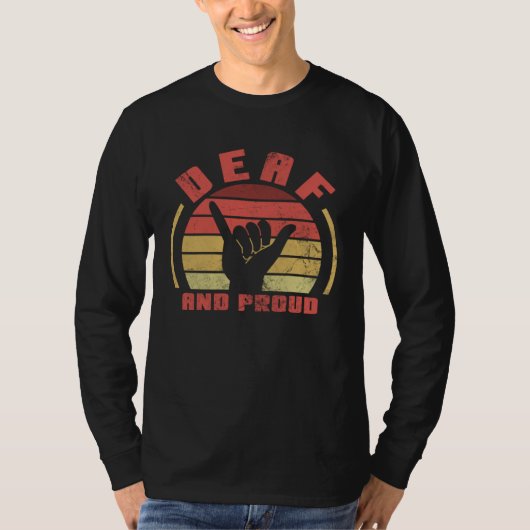 Deaf and Proud T-shirt (Voorkant)