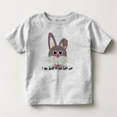 Deaf Bunny: Linkerblad Kinder Shirt (Voorkant)