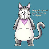 Deaf Daisy Cat Hearing Loss Awareness Personalized Ronde Button 7,6 Cm