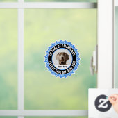 Deaf Dog Safety Alert First Responder Fotonaam Raamsticker (Huis)