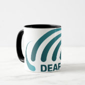 Deaf Dome koffie mok (Voorkant links)
