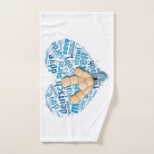 Deaf-Hand Bad Handdoek (Handdoek)