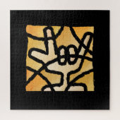 Deaf-Hand Legpuzzel (Verticaal)