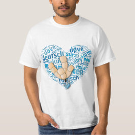 Deaf-Hand - Liebe-Herz T-shirt