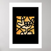 Deaf-Hand Poster (Voorkant)