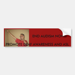 DEAF POWER BUMPERSTICKER
