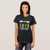 Deaf Pride ASL Hand Gesture Hearing Aid Handtekeni T-shirt (Voorkant volledig)