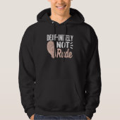 Deaf Pride ASL Sign Language I Used Hearing Aid Fo Hoodie (Voorkant)