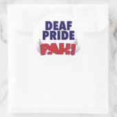 Deaf Pride PAH! sticker (Tas)