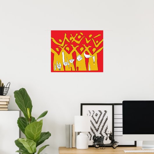 DEAF-PRIJS POSTER (Thuiskantoor)