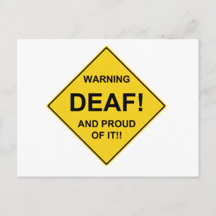 Deaf Proud Briefkaart