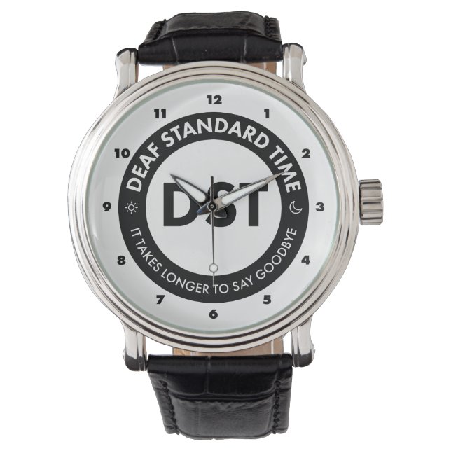 Deaf Standard Time Horloge (Voorkant)