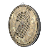 Deaf Symbol English Dartbord (Voorkant Rechts)
