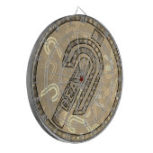 Deaf Symbol English Dartbord (Voorkant Links)