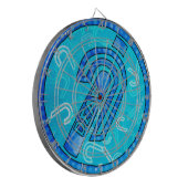 Deaf Symbol English Dartbord (Voorkant Links)