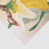 Deaffodils Geel en Wit Weefpapier 17x23 Tissuepapier (Detail)