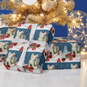 Deaglan's Christmas Kaart Mailbox ( Cat / Kitten) Cadeaupapier