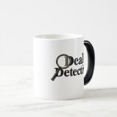 Deal Detective – Funny Bargain Hunter & Smart Shop Magische Mok (Voorkant rechts)