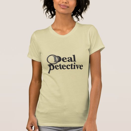 Deal Detective – Funny Bargain Hunter & Smart Shop T-shirt (Voorkant)