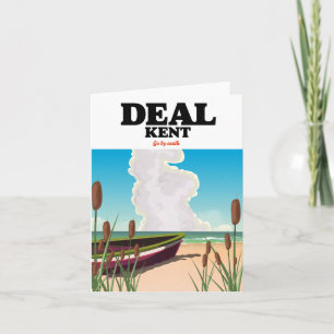 Deal Kent seback reisposter Notitiekaartje