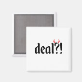 deal met duivel magneet (Voorkant / Achterkant)