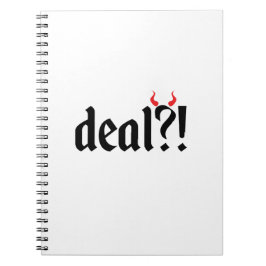 deal met duivel notitieboek