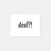 deal met duivel post-it® notes (Voorkant)