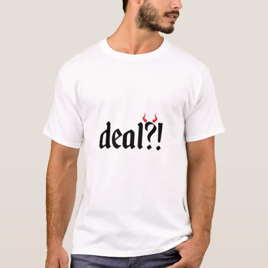 deal met duivel t-shirt (Voorkant)