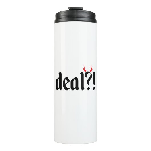 deal met duivel thermosbeker (Voorkant)