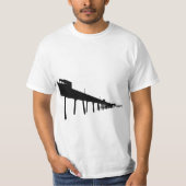 Deal Pier Silhouette T-shirt (Voorkant)